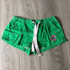 Green Women's Pajama Shorts